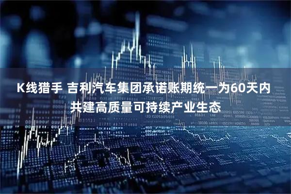 K线猎手 吉利汽车集团承诺账期统一为60天内 共建高质量可持续产业生态