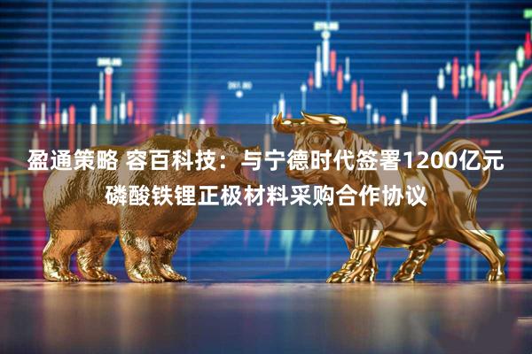 盈通策略 容百科技：与宁德时代签署1200亿元磷酸铁锂正极材料采购合作协议