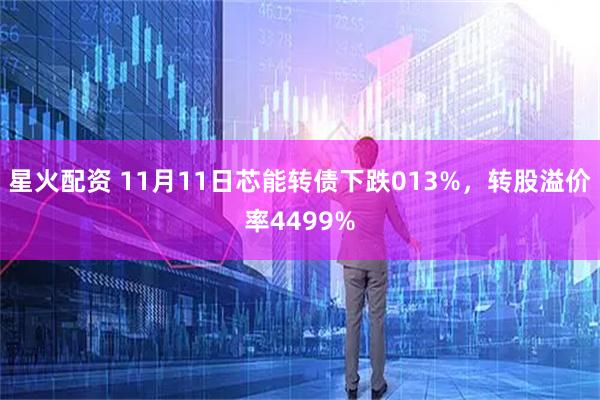 星火配资 11月11日芯能转债下跌013%，转股溢价率4499%